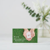 エステ実在ートエージェントハウスホーム建物レンタルセル 名刺 (スタンド正面)