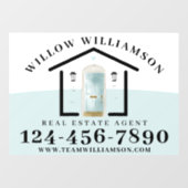 エステ実在ートエージェントハウス&アクアウォーターカラードア ウィンドウサイン (シート)