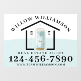 エステ実在ートエージェントハウス&アクアウォーターカラードア ウィンドウサイン