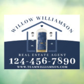 エステ実在ートエージェントハウス&ネイビーウォーターカラードア ウィンドウサイン (シート3)