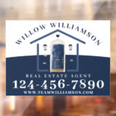 エステ実在ートエージェントハウス&ネイビーウォーターカラードア ウィンドウサイン (シート2)