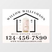 エステ実在ートエージェントハウス&ピンクウォーターカラードア ウィンドウサイン (シート)