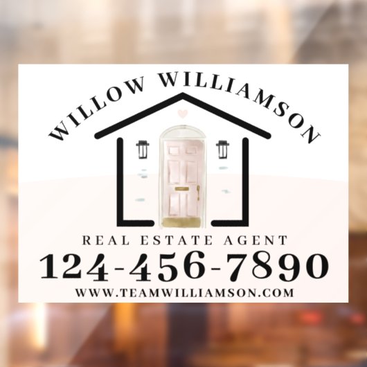 エステ実在ートエージェントハウス&ピンクウォーターカラードア ウィンドウサイン (シート2)