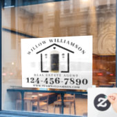 エステ実在ートエージェントハウス&ブラックウォーターカラードア ウィンドウサイン (カフェ窓)