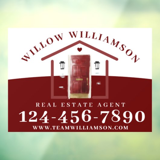 エステ実在ートエージェントハウス&レッドウォーターカラードア ウィンドウサイン (シート3)