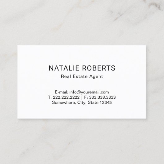 エステ実在ートエージェントビーチハウスロゴネイビーブルー 名刺 (裏面)