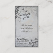 エステ実在ートエージェント名刺-グレーブルーブラック 名刺 (裏面)