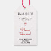 エステ実在ートオープンハウスお持ち帰り ギフトタグ (正面)