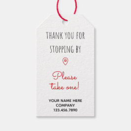 エステ実在ートオープンハウスお持ち帰り ギフトタグ