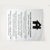 エステ実在ートオープンハウスイベントへようこそ タペストリー (正面(横))