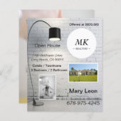 エステ実在ートオープンハウスカード – 招待状 (正面/裏面)