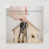 エステ実在ートオープンハウスカード – 招待状 (裏面)