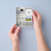 エステ実在ートオープンハウスカード – 招待状 チラシ (手)