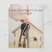 エステ実在ートオープンハウスカード – 招待状 チラシ (裏面)