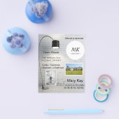 エステ実在ートオープンハウスカード – 招待状 チラシ (シングル)