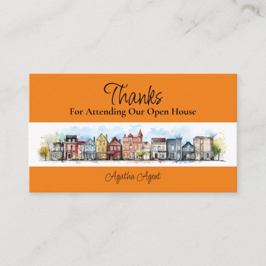 エステ実在ートオープンハウスサンキューイエロー 予約カード (正面)