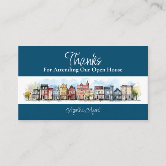 エステ実在ートオープンハウスサンキューブルー 予約カード (正面)