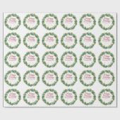 エステ実在ートカンパニーカスタムシックホリデイリース ラッピングペーパー (フラット)