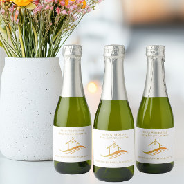 エステ実在ートカンパニーシックカスタム金ゴールドハウスミニ スパークリングワインラベル