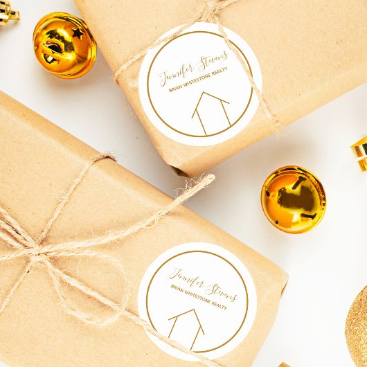 エステ実在ートカンパニーシック金ゴールドカスタムマーケティング ラウンドシール