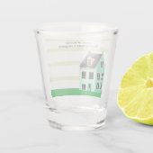 エステ実在ートカンパニーハウスグリーンモダンマーケティング ショットグラス (裏面)