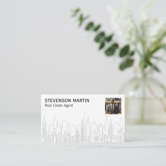 エステ実在ートシティスカイライン | エージェント写真 名刺 (スタンド正面)