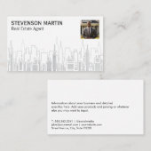 エステ実在ートシティスカイライン | エージェント写真 名刺 (正面/裏面)