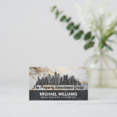 エステ実在ートシティスカイライン |大理石 名刺 (スタンド正面)