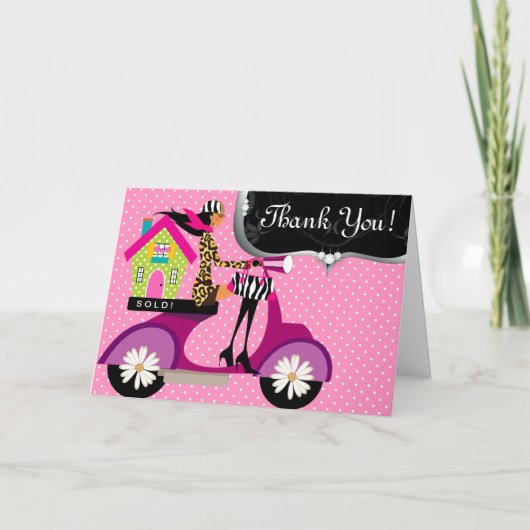 エステ実在ートハウススクーターガールドットサンキュー3 サンキューカード (正面)