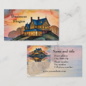 エステ実在ートハウスビジネスカード 名刺 (正面/裏面)