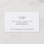 エステ実在ートハウスビジネスカード 名刺 (裏面)