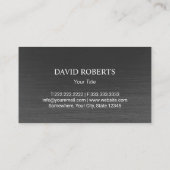 エステ実在ートハウスモノグラムロゴ不動産仲介業者 名刺 (裏面)