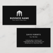 エステ実在ートハウスロゴ不動産仲介業者 名刺 (正面/裏面)