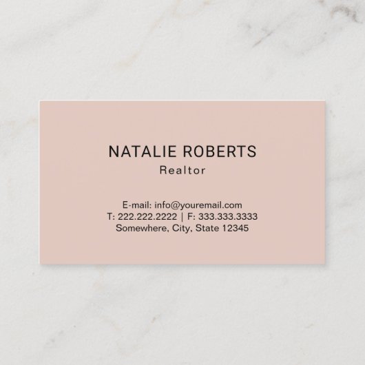 エステ実在ートビーチハウス不動産仲介業者カスタムロゴ 名刺 (裏面)