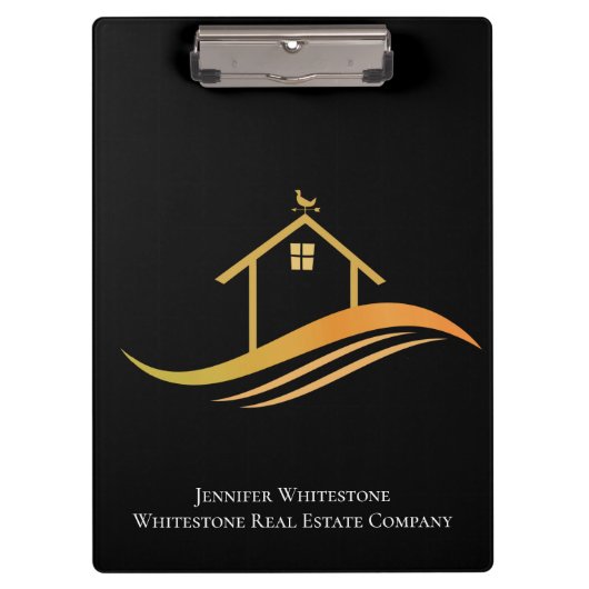 エステ実在ートブラック金ゴールドハウスカスタム会社 クリップボード (正面)