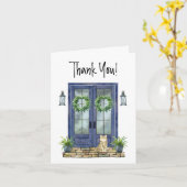 エステ実在ートブルードアクライアントホームサンキューカード カード (黄色い花)