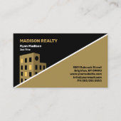 エステ実在ートブローカープロフェッショナルブラック |金ゴールド      名刺 (正面)