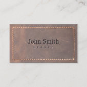 エステ実在ートブローカー縫い革プロフェッショナル 名刺 (正面)