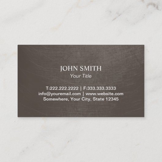 エステ実在ートプロフェッショナルタンブラウン不動産仲介業者 名刺 (裏面)