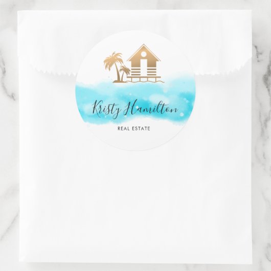 エステ実在ートプロフェッショナルハウス不動産仲介業者ビーチハウス ラウンドシール (バッグ)