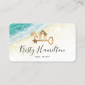 エステ実在ートプロフェッショナルハウス不動産仲介業者ビーチハウス 名刺 (正面)