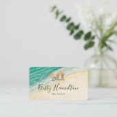 エステ実在ートプロフェッショナルハウス不動産仲介業者ビーチハウス 名刺 (スタンド正面)