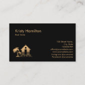 エステ実在ートプロフェッショナルハウス不動産仲介業者ビーチハウス 名刺 (裏面)