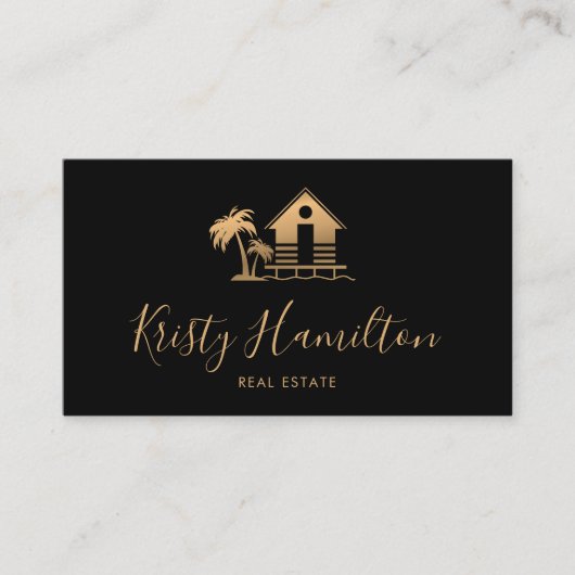 エステ実在ートプロフェッショナルハウス不動産仲介業者ビーチハウス 名刺 (正面)