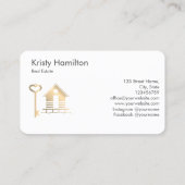 エステ実在ートプロフェッショナルハウス不動産仲介業者ビーチハウス 名刺 (裏面)