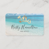 エステ実在ートプロフェッショナルハウス不動産仲介業者ビーチハウス 名刺 (正面)