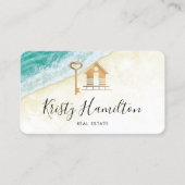 エステ実在ートプロフェッショナルハウス不動産仲介業者ビーチハウス 名刺 (正面)