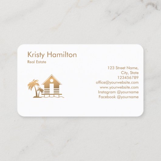 エステ実在ートプロフェッショナルハウス不動産仲介業者ビーチハウス 名刺 (裏面)
