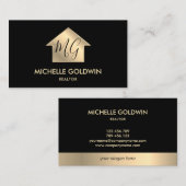 エステ実在ートプロフェッショナルモノグラモダンムハウス 名刺 (正面/裏面)