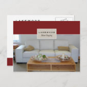 エステ実在ートホームステージングはがきソファ ポストカード (正面/裏面)